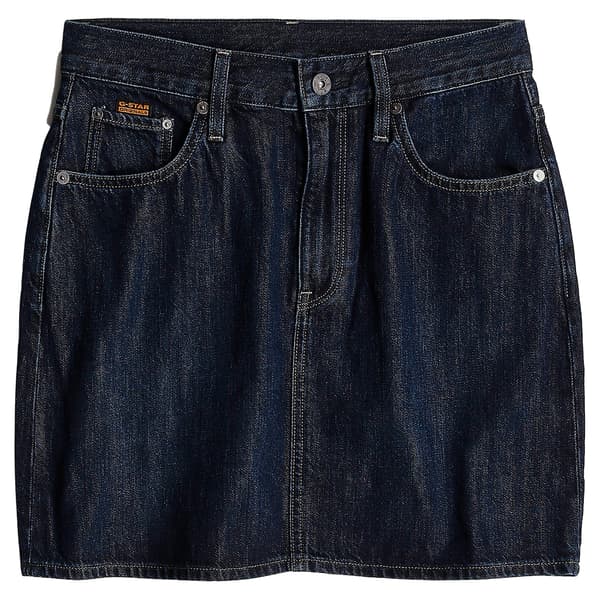 G-star Viktoria Clean Edge Kort Nederdel Blå 30 Kvinde