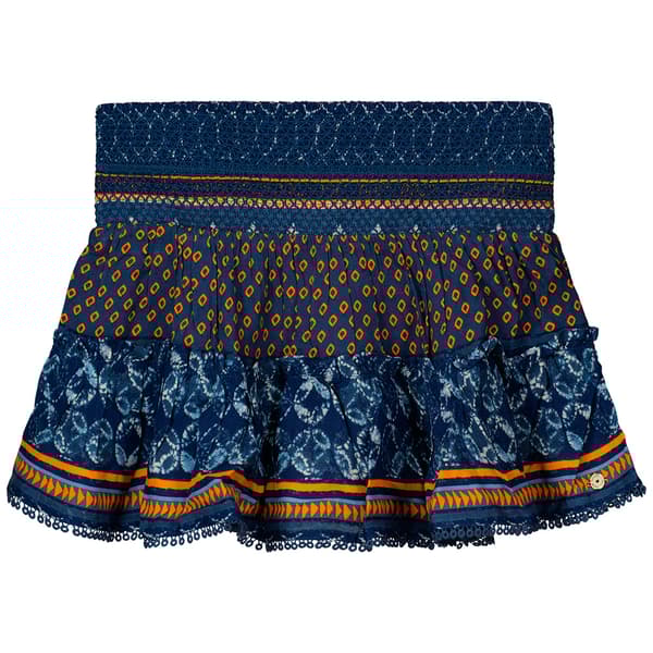 Superdry Printed Shirred Kort Nederdel Flerfarvet M Kvinde