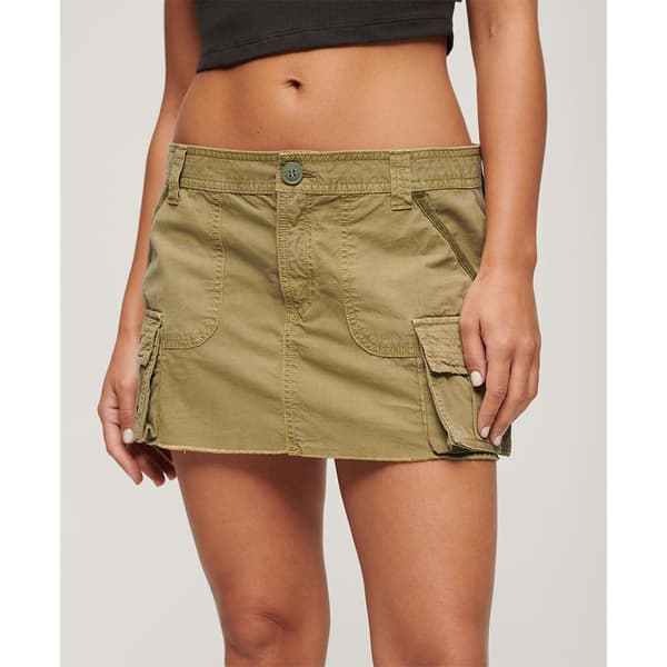 Superdry Vintage Utility Kort Kjol Grönt M Kvinna