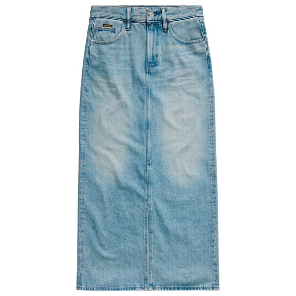G-star Viktoria Long Denimnederdel Blå 25 Kvinde