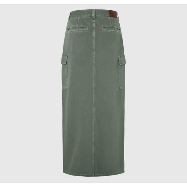 Pepe Jeans Pl901143 Lång Kjol Grönt L Kvinna