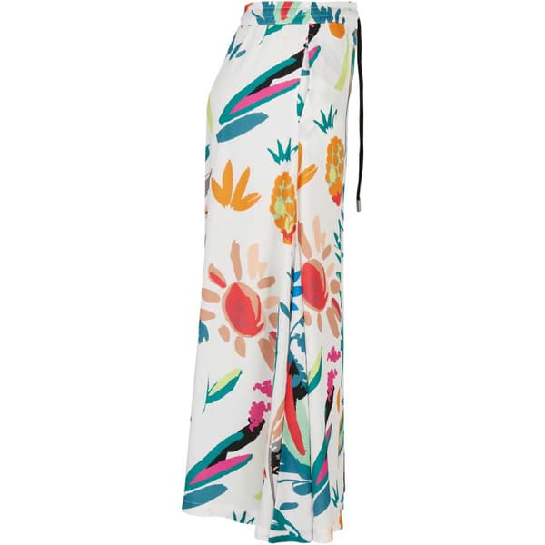 Urban Classics Viscose Højtaljet Midi-nederdel Hvid 5XL Kvinde