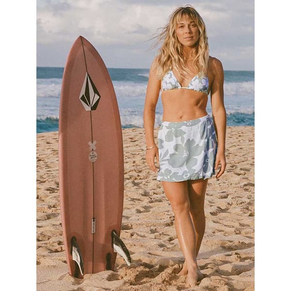 Volcom Coco Ho Kort Nederdel Grøn S Kvinde