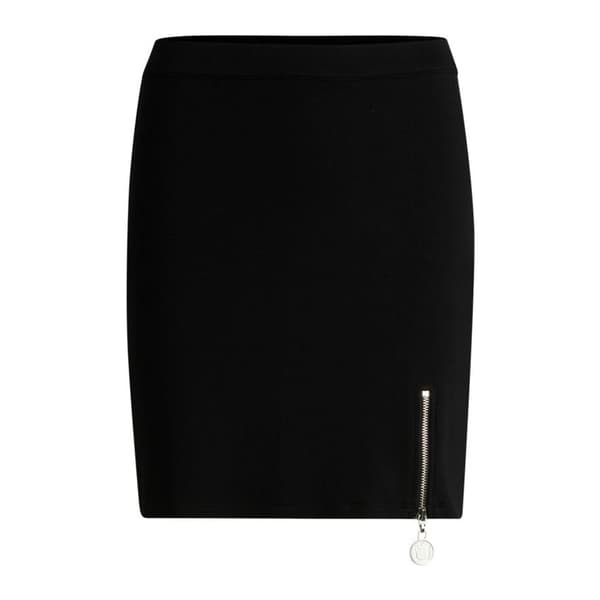 Hugo Naomy 10258223 Blue Kort Nederdel Sort L Kvinde