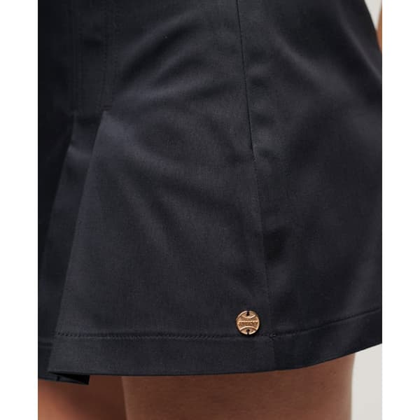 Superdry Code Tennis Kort Nederdel Sort S Kvinde