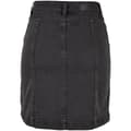 Miniatyrbillede 4 af 4: Urban Classics Organic Stretch Button Denim Denimnederdel Sort 32 Kvinde