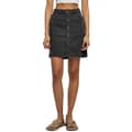 Miniatyrbillede 1 af 4: Urban Classics Organic Stretch Button Denim Denimnederdel Sort 32 Kvinde