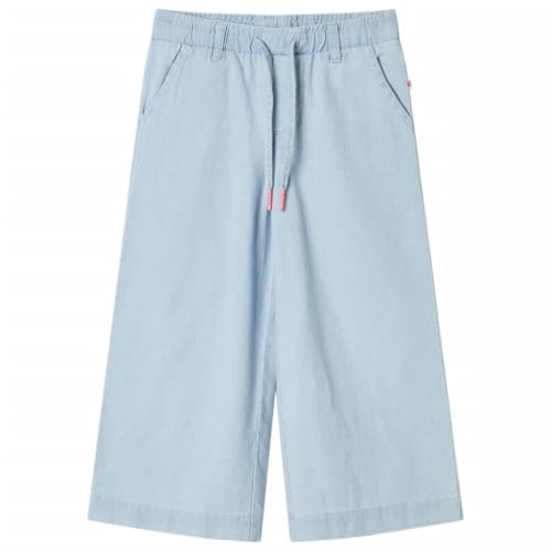 Barnbyxor mjuk denimblå 104