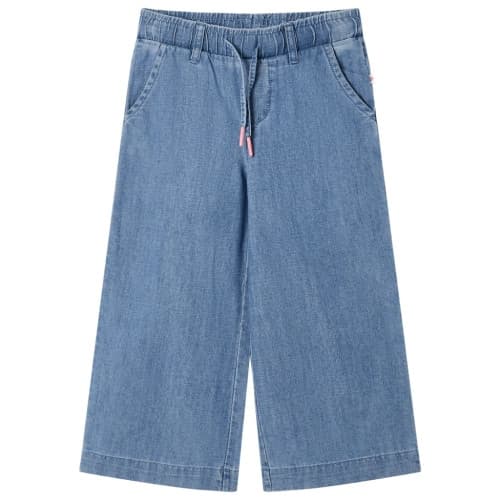 Barnbyxor denimblå 116