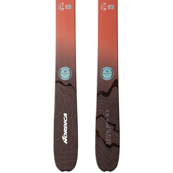 Nordica Alpine Ski Kvinde Santa Ana 93 Unlimited Flat Flerfarvet 165