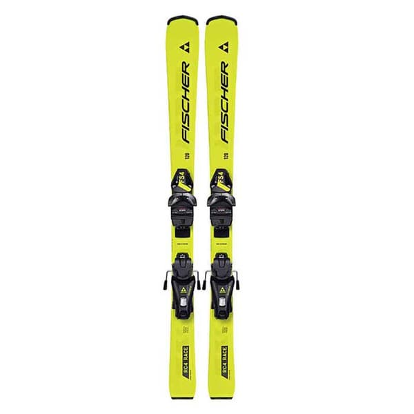 Fischer Alpina Skidor Rc4 Race Jr Jrs+fs4 Ca Jrs Gul 80