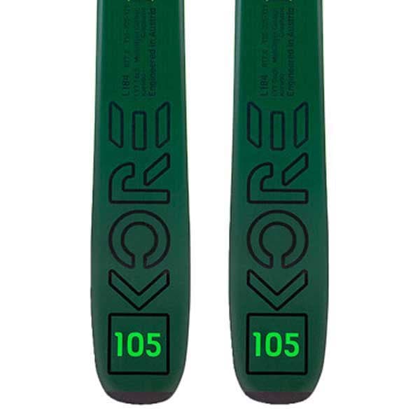 Head Alppisukset Kore 105 + Attack 14 Gw Vihreä 184