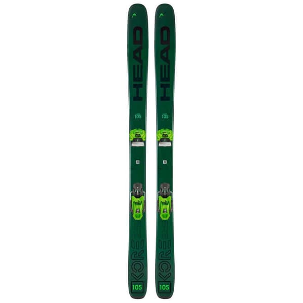 Head Alppisukset Kore 105 + Attack 14 Gw Vihreä 184