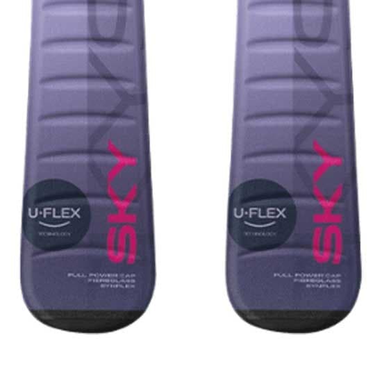 Elan Junior Alpine Ski Sky Shift+el 4.5 Lilla 110