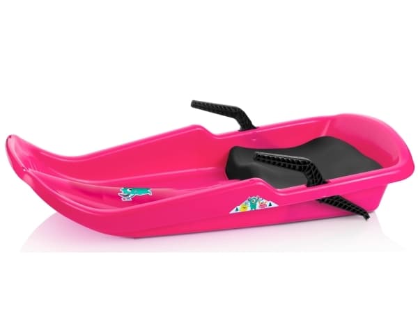 Cyclone bob/rodel med handbromsar och sits, Monster Pink