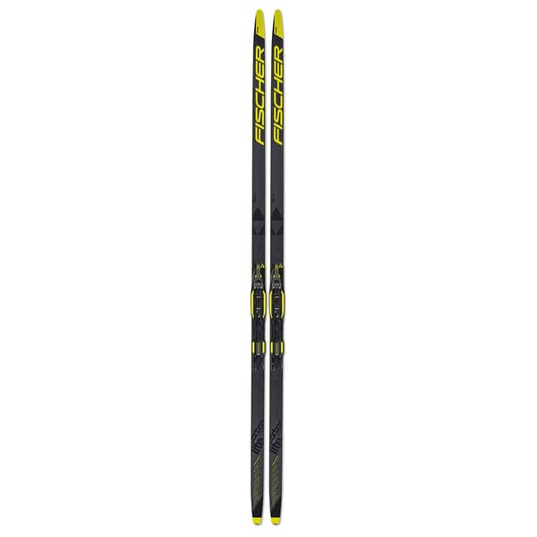 Fischer Nordiske Ski Carbonlite Classic+race Classic Ifp Junior Gul,Sort 177