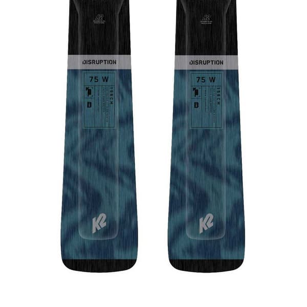K2 Disruption 75 W+erp 10 Quikclik Alpin Ski Pakke Sort 149