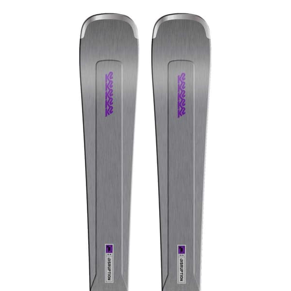K2 Disruption 76 W+erp 10 Quikclik Alpin Ski Pakke Grå 156