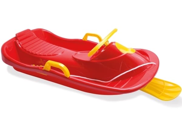 Dantoy Bobsleigh ohjauspyörällä 94 cm lapsille, punainen