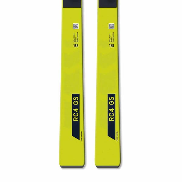 Fischer Rc4 Worldcup Gs M-plate Junior Alpinski Gul 183