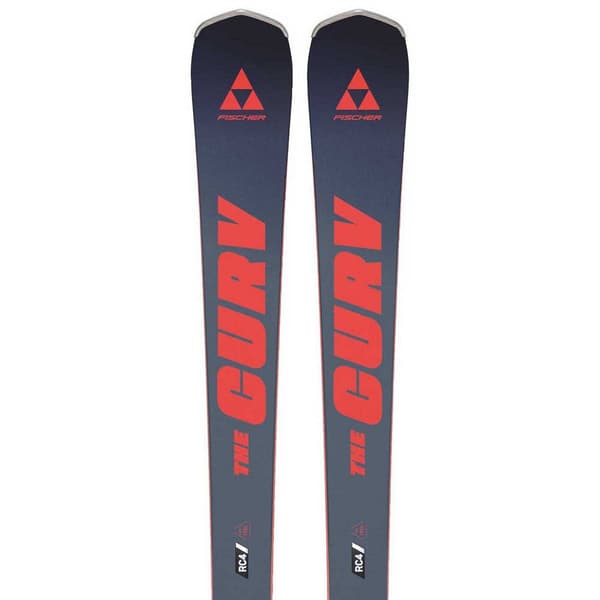 Fischer The Curv Ti Twin Powerrail+rs 10 Gw Powerrail Alpin Ski Pakke Rød 164