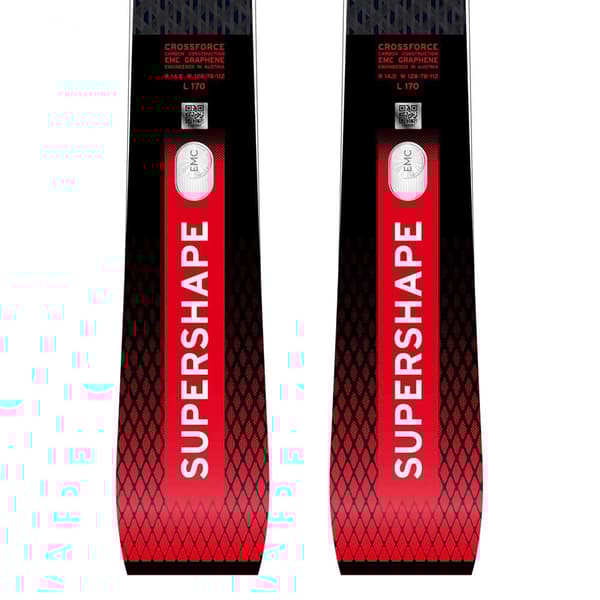 Head Supershape E-rally + Protector Pr 13 Gw Alpinski Rød 170