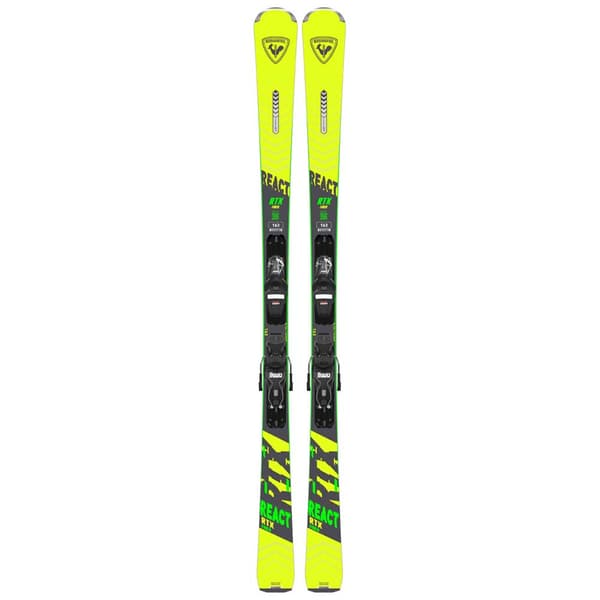 Rossignol React Rtx Xpress+xpress 10 Gw Alpin Ski Pakke Gul 170