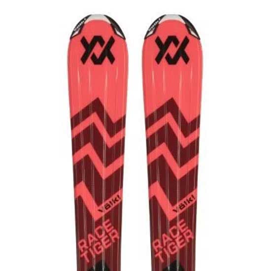 Volkl Racetiger+4.5 Vmotion Junior Alppihiihtopakkaus Punainen 90