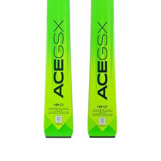 Elan Ace Gsx Fusion X + Emx 12.0 Gw Fus X Blk/grn [f] Alpin Ski Pakke Grøn 180