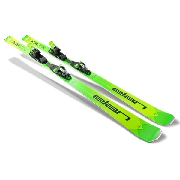 Elan Ace Gsx Fusion X + Emx 12.0 Gw Fus X Blk/grn [f] Alpin Ski Pakke Grøn 180