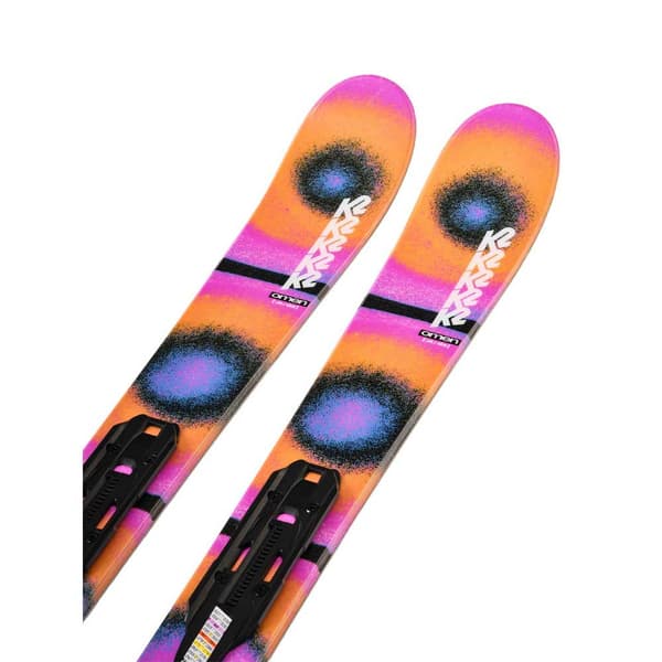 K2 Omen Jr+fdt 4.5 Junior Alpint Ski Pakke Rosa 209