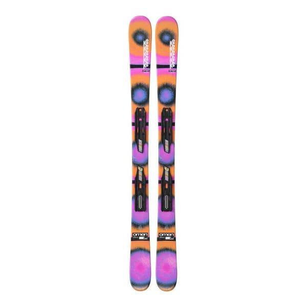 K2 Omen Jr+fdt 4.5 Junior Alpint Ski Pakke Rosa 209