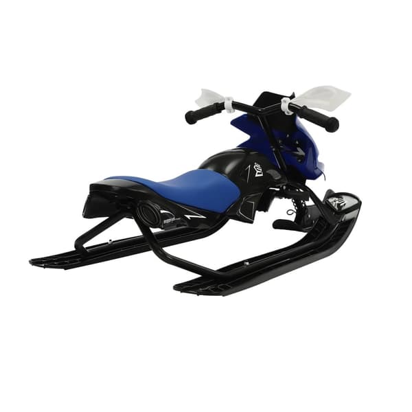 Sneslæde Ski Vogn, Justerbar Pude, 80 kg Belastningsevne, Moderne Design,DYB BLÅ