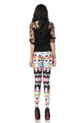 Miniatyrbild 6 av 7: Färgglada Mönstrade Aztec Leggings