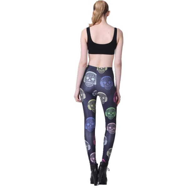 Dödskalle med Hörlurar Leggings