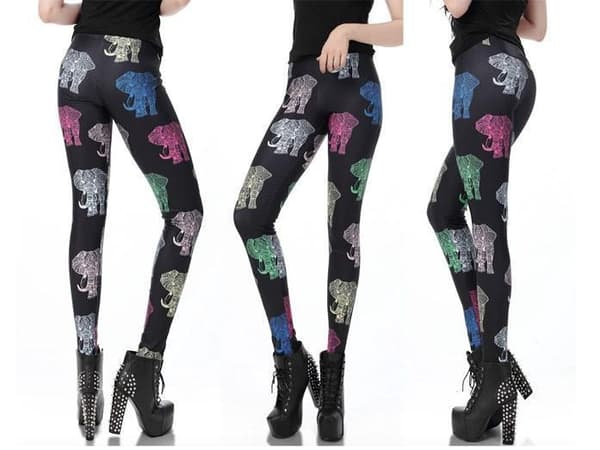 Tribal Elephant Leggings