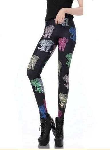 Tribal Elephant Leggings
