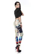 Miniatyrbild 4 av 7: Mönstrade Leggings i fina färger Small