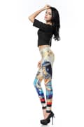 Miniatyrbild 5 av 7: Mönstrade Leggings i fina färger Small