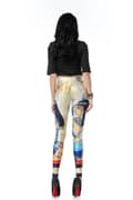 Miniatyrbild 6 av 7: Mönstrade Leggings i fina färger Small