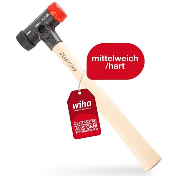 Wiha 26611 Hammare medelhård, medelmjuk 300 g 290 mm 1 st