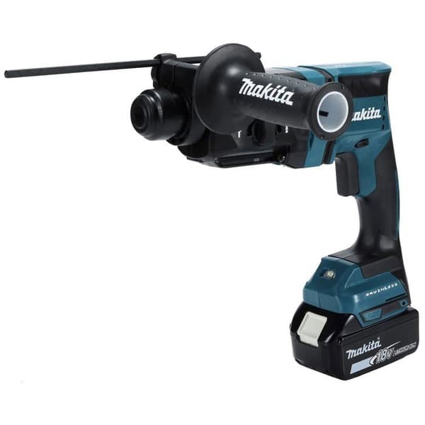Sladdlös kombinationshammare Makita för SDS-PLUS 18 V / 5,0 Ah, 2 batterier + laddare i MAKPAC DHR182RTWJ