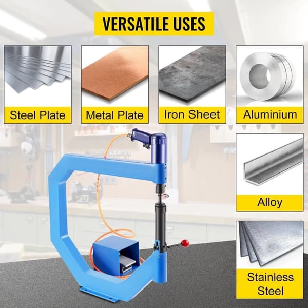 50–100 PSI pneumatisk planeringshammare med 3 uppsättningar stansar, lättanvänd