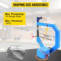 Miniatyrbild 4 av 5: 50–100 PSI pneumatisk planeringshammare med 3 uppsättningar stansar, lättanvänd