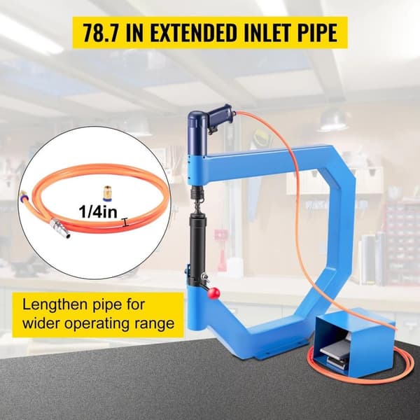 50–100 PSI pneumatisk planeringshammare med 3 uppsättningar stansar, lättanvänd