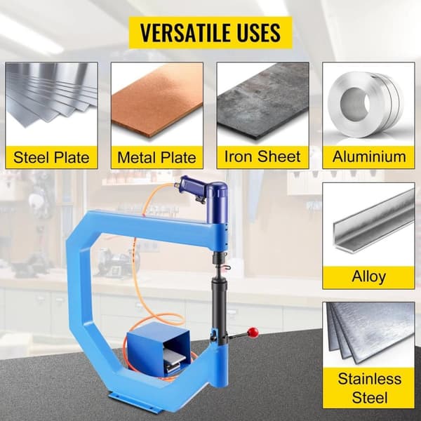 50–100 PSI pneumatisk planeringshammare med 3 uppsättningar stansar, lättanvänd