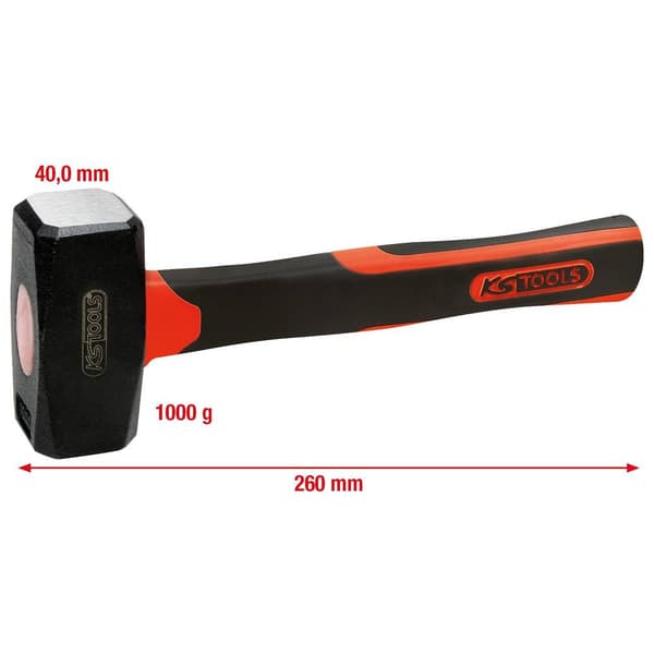 KS Tools 142.5101 1425101 Hammare 1130 g 260 mm DIN 6475 1 st