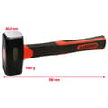 Miniatyrbild 2 av 4: KS Tools 142.5101 1425101 Hammare 1130 g 260 mm DIN 6475 1 st