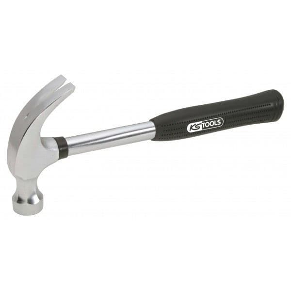 Packerhammare - KSTOOLS - KS 600 g KROM - polerat huvud och stålrörshandtag - Svart