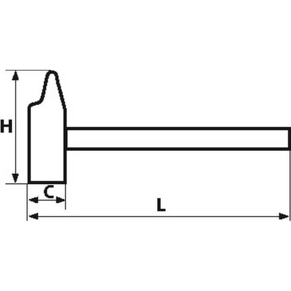SAM OUTILLAGE nithammare - 31030TM - Svart - Kolstål, glasfiber, halkfritt material
